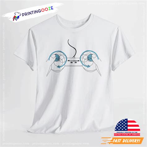 Boobs Controller Funny Adult Big Boob T-shirt - Unleash Your Creativity