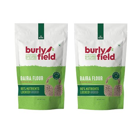BURLY FIELD Bajra flour (Pearl Millet flour) | Healthy Gluten Free ...