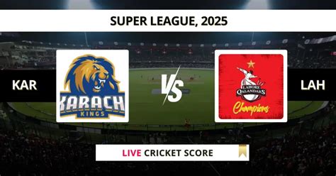 KAR vs LAH Live Score: Scorecard - Match 6 PSL 2025