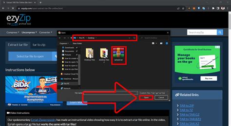 Open Tar File Tutorial 的图像结果