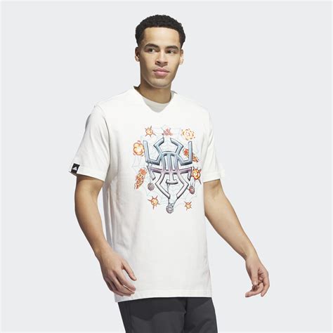 adidas Donovan Mitchell 8-Bit Graphics Signature Basketball Graphic Tee ...