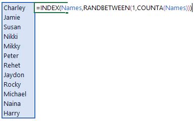 Image result for Random Function Excel