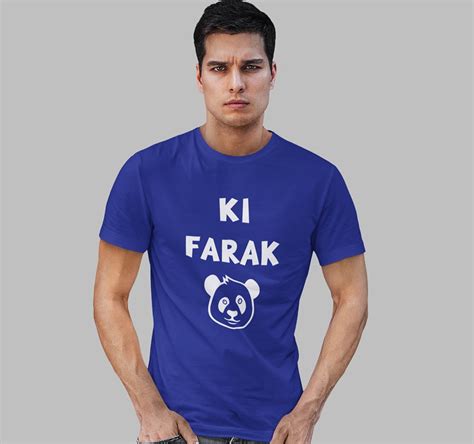 Panda T shirt - Ki Farak Panda - Buy Punjabi Printed Tshirt For Men ...