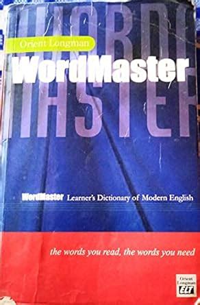WordMaster Learner's Dictionary of Modern English (Dictionaries ...