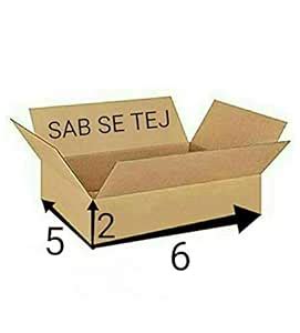 SAB SE TEJ 3 Ply Corrugated Orange Color Box/Shipping Boxes/Packaging ...