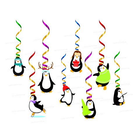 penguin Theme Swirls | Birthday Party Decorations Online – Party ...