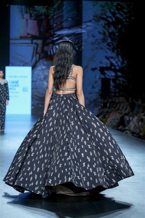 Black Floret Lehenga Set – Bhumika Sharma