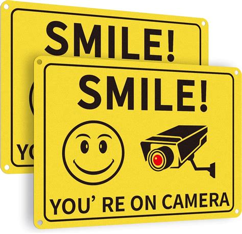 DesGully Smile You’re On Camera Sign, India | Ubuy