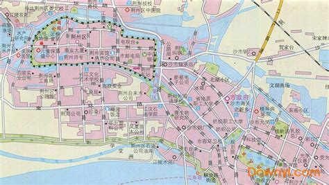 荆州城区地图高清版下载|湖北荆州城区地图免费版下载中文版_ 当易网