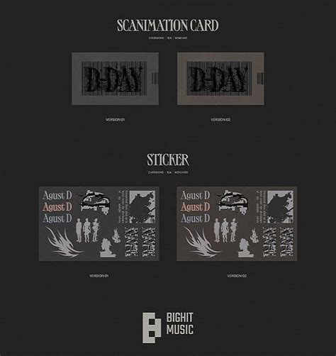 D Day Agust D Agust D (BTS) D-DAY Album Version 02 - Official K-Pop ...