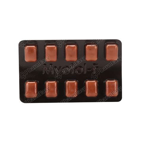 Buy Myotol F Strip Of 10 Tablets Online & Save Up to 24% at PharmEasy