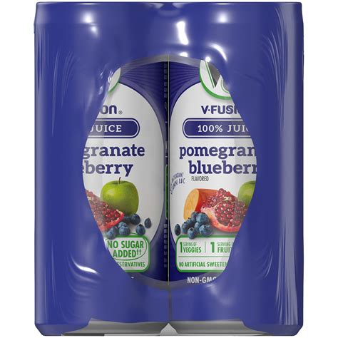 V8 Pomegranate Blueberry, 8 oz. Can (4 packs of 6, Total of 24 ...