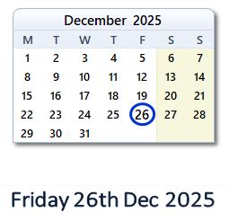 26 December 2025: History, News, Top Tweets, Social Media & Day Info - IN