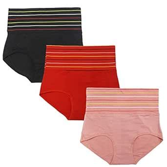 Buy PLUMBURY® Women's Cotton High Waist Full Coverage Tummy Control ...