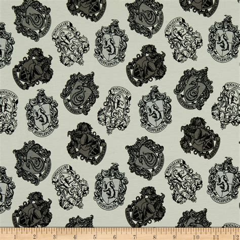 Wizarding World Of Harry Potter Stretch Jersey Knit House Crest ...