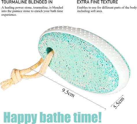 Pumice Stone for Feet - Natural Lava Foot Scrubber and Callus Remover - Perfect for Dead Skin ...