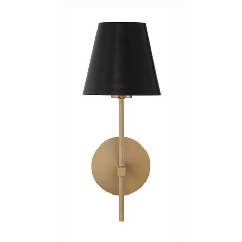 Crystorama Xavier 6-in 1-Light Gold Modern/Contemporary Vanity Light ...