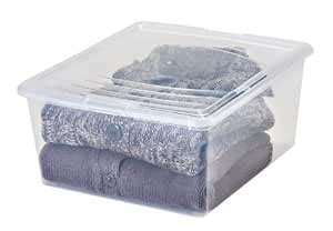 IRIS 21 Quart Modular Storage Box, 14 Pack, Clear : Amazon.in: Home ...