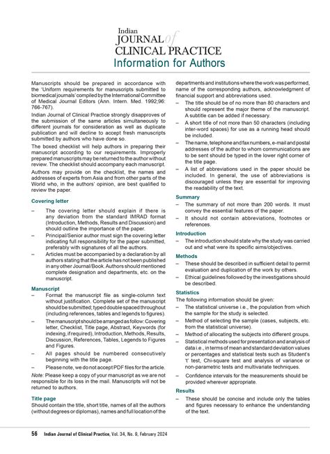 Latest Clinical Journal | Reviews | Medical Research | Guidelines | IJCP