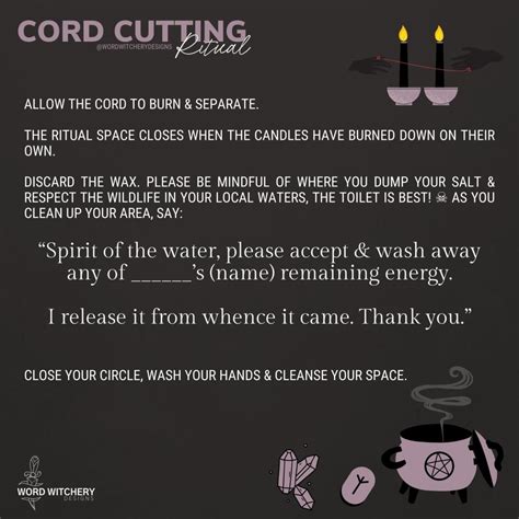 Cord Cutting Ritual to Take Back Your Energy – Word Witchery Designs
