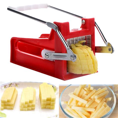 French Fries Cutters Stainless Steel Potato Chips Strip Cutting Machine ...