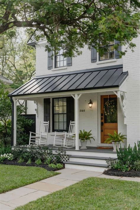 18 White Brick House Exterior Design Ideas