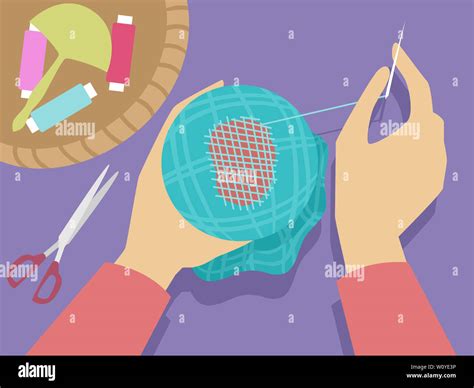 Image result for How to Thread A Darning Needle