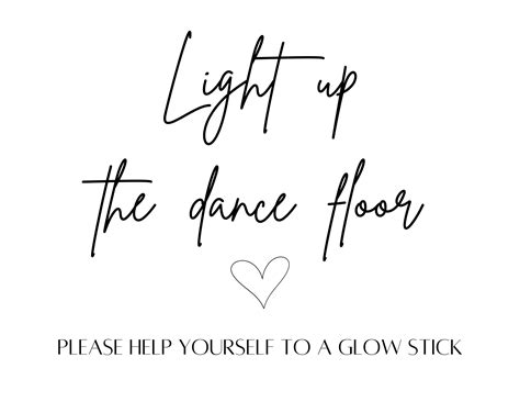 Light up the Dance Floor Sign - Etsy