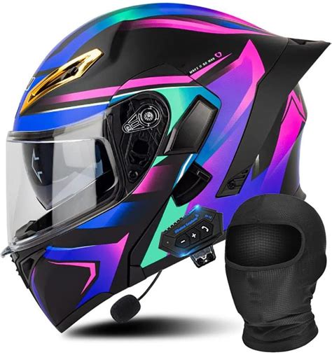 HALYING Motorcycle Modular Bluetooth Helmet DOTECE Approved India | Ubuy