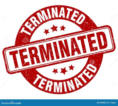 Image result for Terminated Sign Transparent