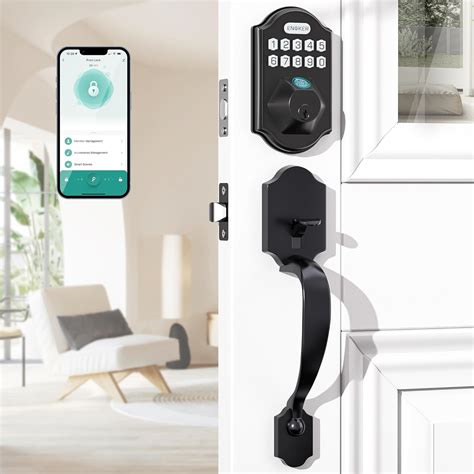 Keyless Entry Front Door Lock Set - ENOKER Fingerprint Smart Deadbolt ...