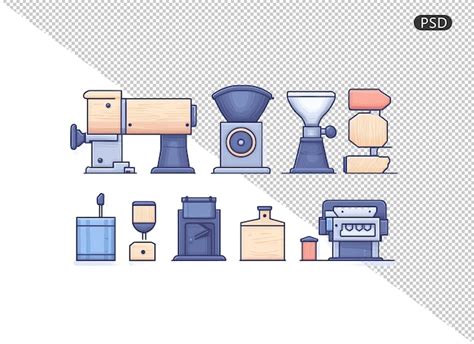 Electric powered hammer mill unit | Premium AI-generated PSD