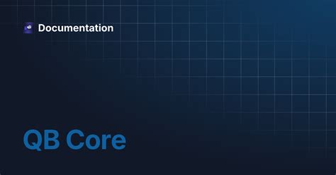 Image result for QB Core Tutorial