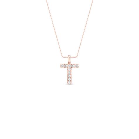 "T" Initial Fashion Pendant
