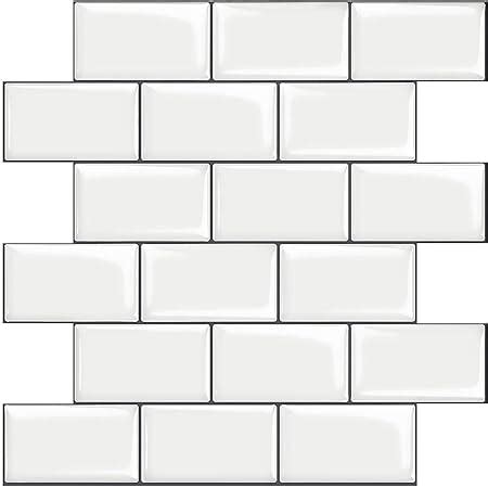 STICKGOO 10-Sheet White Subway Tiles Peel and Stick | Ubuy India