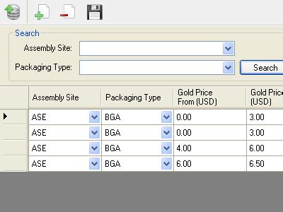 C# DataGridView Select Row 的图像结果
