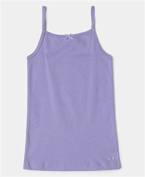 Buy Super Combed Cotton Rib Fabric Camisole with Regular Straps ...