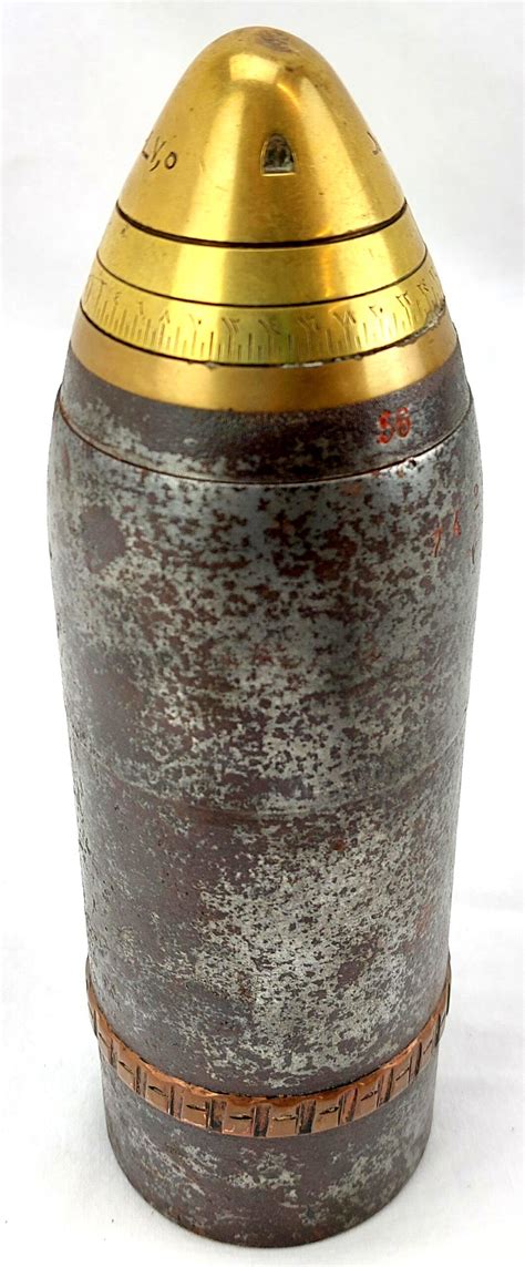 WW1, Turkish, 75mm Artillery Shell - Sally Antiques