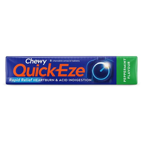 Quick eze antacid tablets chewy peppermint 8s – Artofit