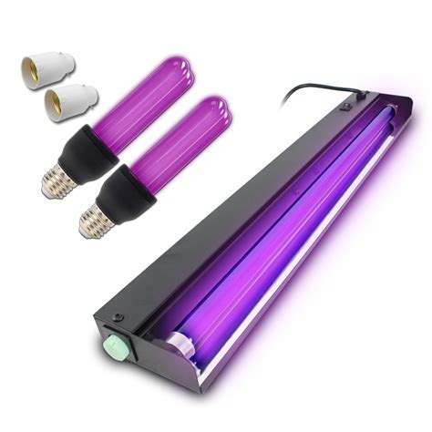 BeamZ UV Tube Light 60cm + 2x Ultraviolet Bulbs