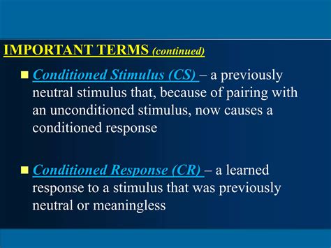 Principles of classical conditioning | PPTX