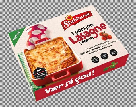 Stabburet lasagne med næringsinnhold, oppskrifter og  