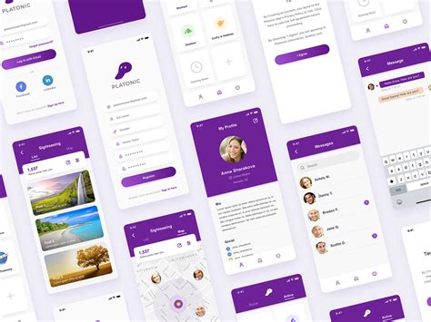 Image result for Social Network App UI