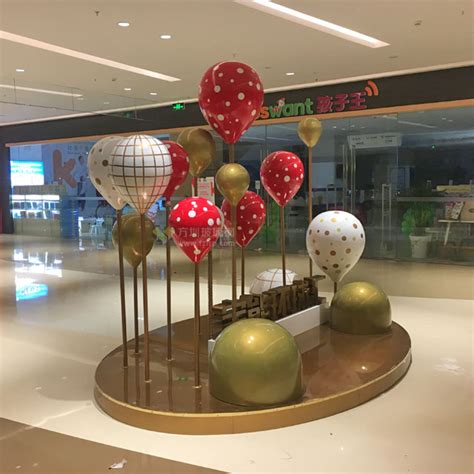 江苏商场玻璃钢气球艺术造型装置DP点美陈 - 方圳玻璃钢
