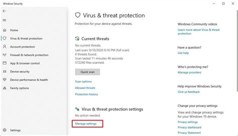 Real-time protection off