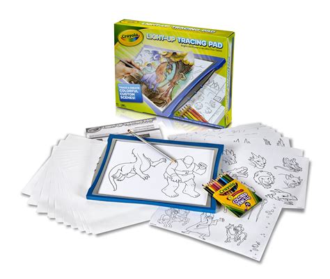 Crayola Light Up Tracing Pad Pink: Creative Drawing Kit for Kids ...