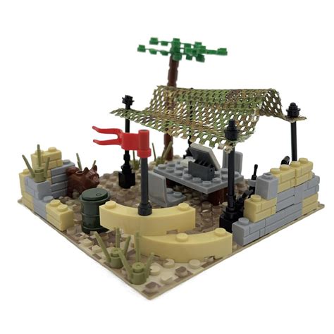 WW2 Military Architecture Building Blocks, Medieval Desert Military ...