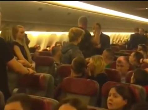 Watch: Drunk Man Was Restrained With Plastic Wrap By Co-Passengers For ...