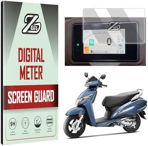 ZEIR Glossy Full Screen Protector For 2025 NEW HONDA ACTIVA 125 Digital ...
