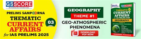 Thematic Current Affairs-3 Geography -Theme-1 -(Geo-Atmospheric ...